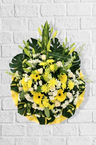 Sweat Sunlight Funeral Wreath Fresh Flowers - Flower
