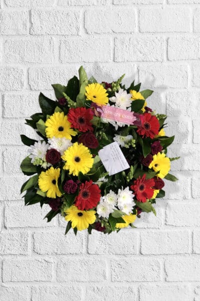 Amazing Grace Funeral Wreath Fresh Flowers - Floral design