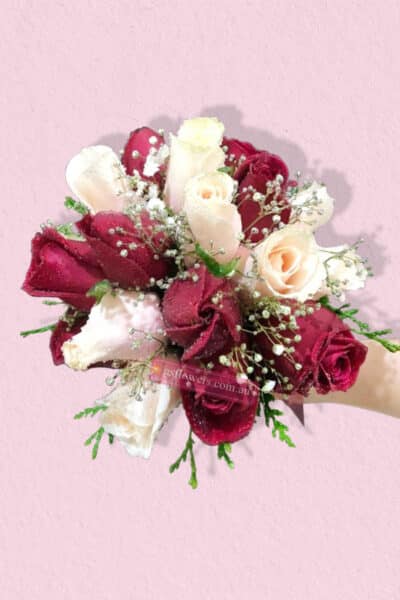 Sweet Red Roses Bridal Bouquet - Floral design