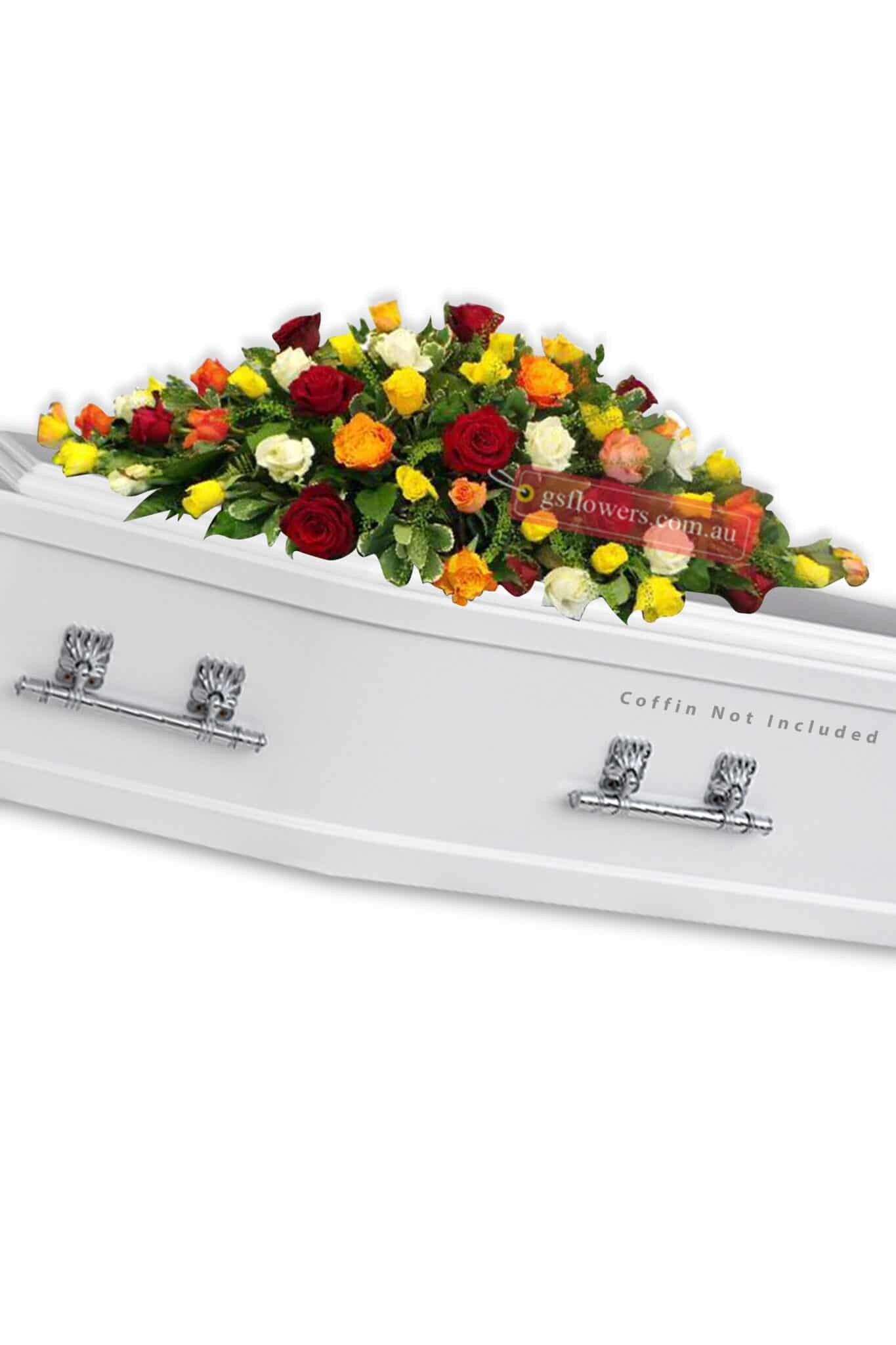 Afternoon Light Casket Flowers - Standard - Flower