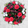Love's Journey Funeral Wreath Fresh Flowers - Floral design