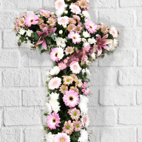 Cross of Faith Funeral Flowers