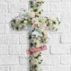 Rest In Peace Funeral Cross Flowers - Floristry