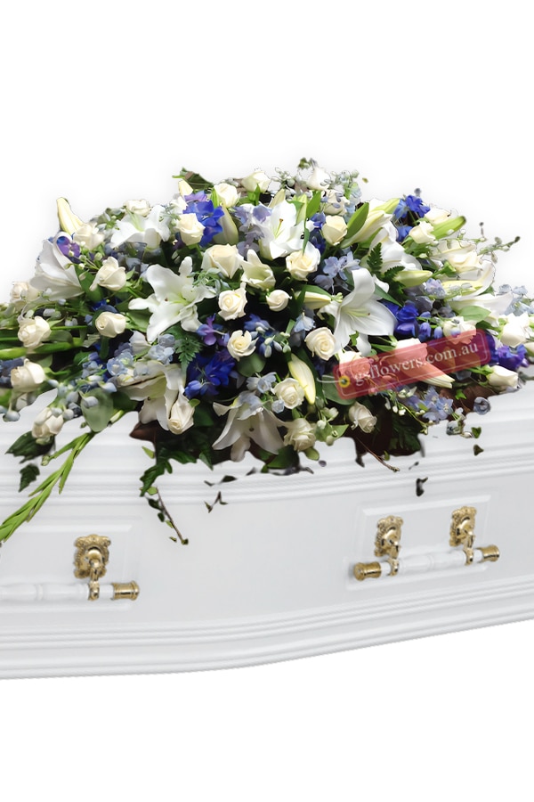 With Blessing Casket Flowers - Floral design