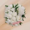 White Roses Bridal Bouquet - Wedding