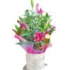 Pink Beautiful Fresh Flower Bouquet - White Box Light Pink Ribbon - Floral design