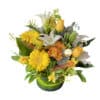 Sweet Delight Fresh Mixed Flowers - Clear Modern Vase - Floral design