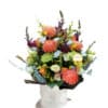 Colour of The Rainbow Bouquet - White Box White Ribbon - Floral design