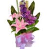 Best Day Bouquet - Pink Box Pink Ribbon - Floral design