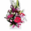 Love Is In The Air Fresh Flowers - White Box Pink Ribbon - Floral design