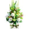 Sunshine Day Baby Flowers - White Box Green Ribbon - Cut flowers