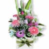 Vibrant Beauty Fresh Flowers - White Box Green Ribbon - Floral design