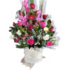 Beauty Bounty Fresh Flowers - White Box White Ribbon - Floral design