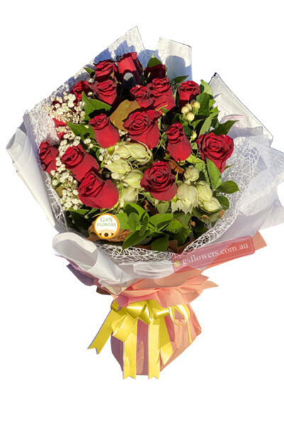 16 Red Roses Collection Bouquet - Floral design