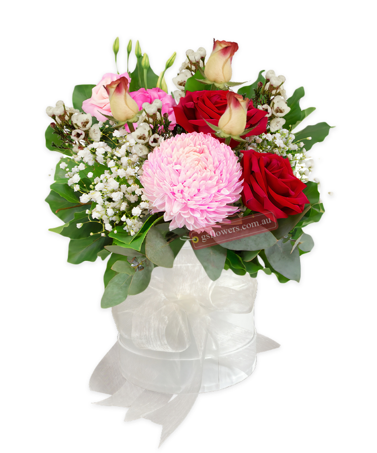 You Are So Great Bouquet - White Box White Ribbon - Floral design