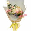 Hopes And Dreams Bouquet - Wrap & Yellow Ribbon - Floral design