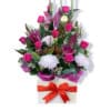 Get Well with Royal Allure - White Box Red Ribbon - Floral design