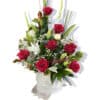 Perfect Day Flowers - White Box White Ribbon - Floral design