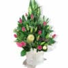 Sweet Surprise Fresh Flowers - White Box White Ribbon - Floral design