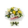 Springs Smile Fresh Flowers - White Box Green Ribbon - Flower bouquet