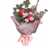 Its Simply Beautiful Fresh Bouquet - Wrap With Pink Ribbon - Floral design