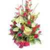 Sincere Thoughts Sympathy Flowers - Red Box Reb Ribbon - Floral design