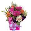 Colour Me Beautiful Fresh Flowers - Pink Box Pink Ribbon - Floral design