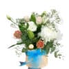 Make a Wish Flowers - Cream Box Blue Ribbon - Floral design