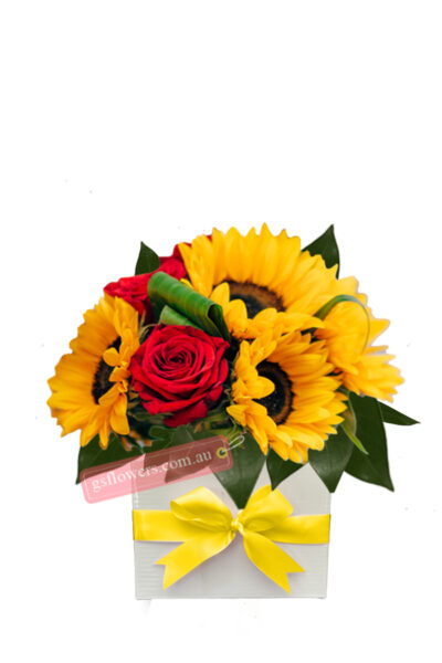 gsa007 say yellow anniversary bouquet 3