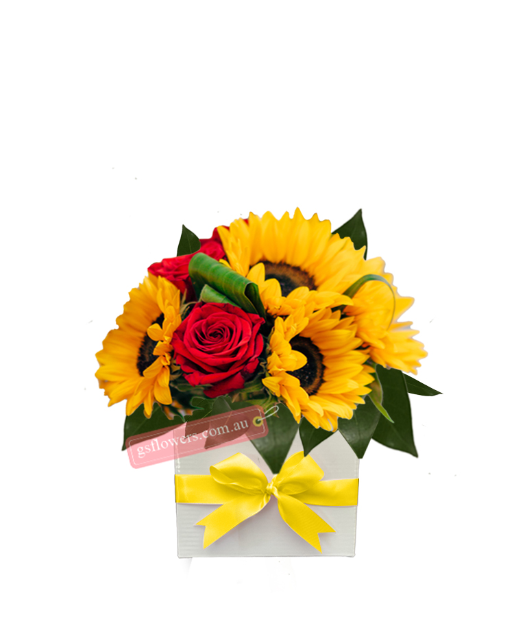 gsa007 say yellow anniversary bouquet 3