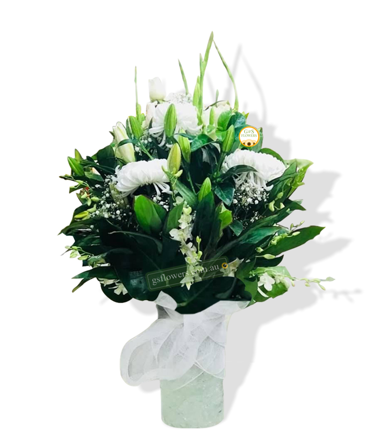 In Our Heart Sympathy Flowers - Floral design